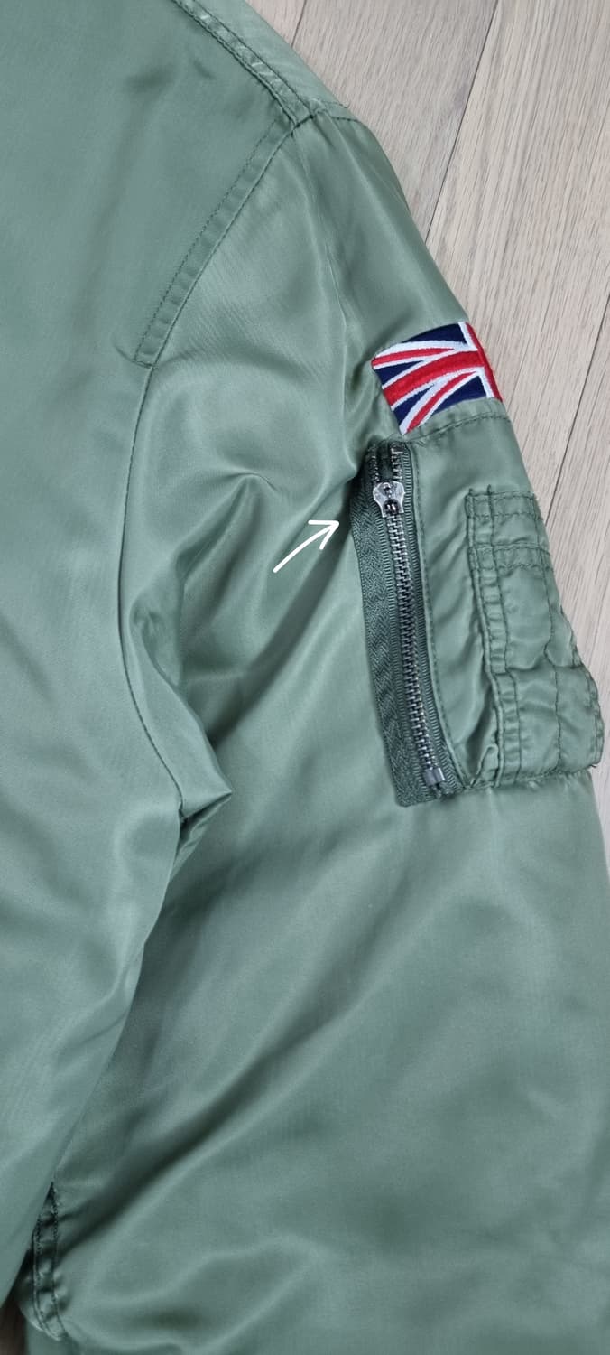 브라바도 더롤링스톤 IORR MA-1 점퍼 L _ 남성,사진확인 상품이미지4