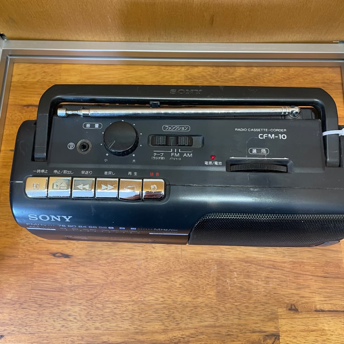 SONY CFM-10 CASSETTE PLAYER 상품이미지4