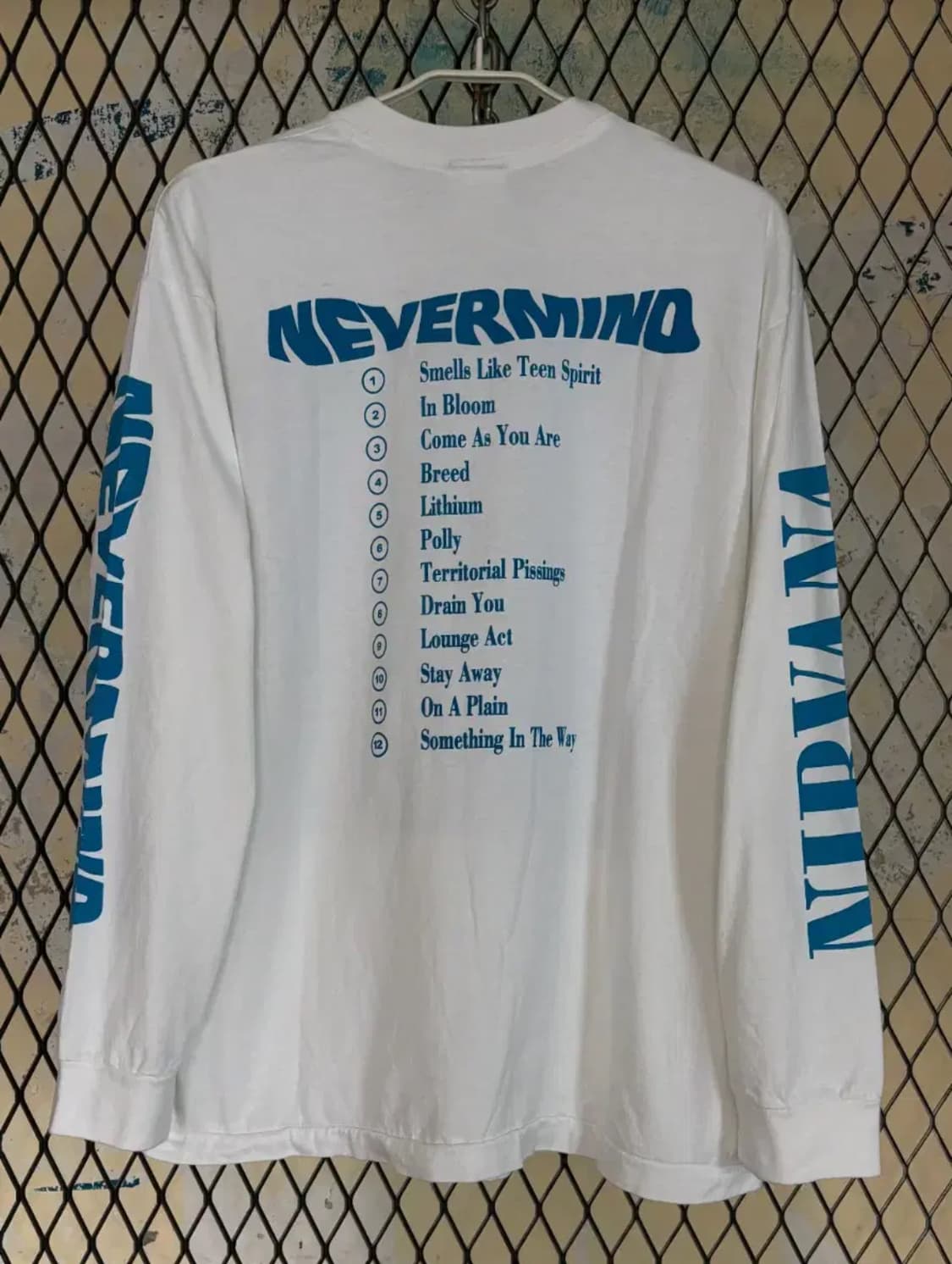 너바나 빈티지밴드티 상품이미지2