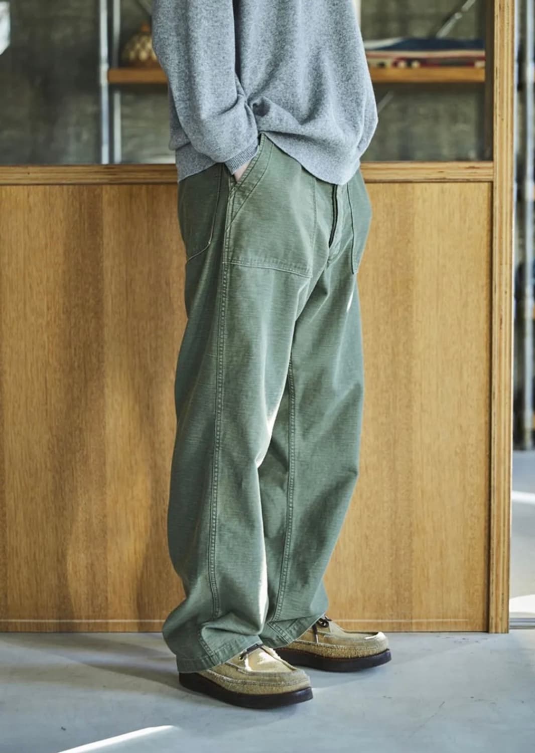 오어슬로우 리얼유즈드워시 퍼티그팬츠(빈티지핏) 상품이미지2