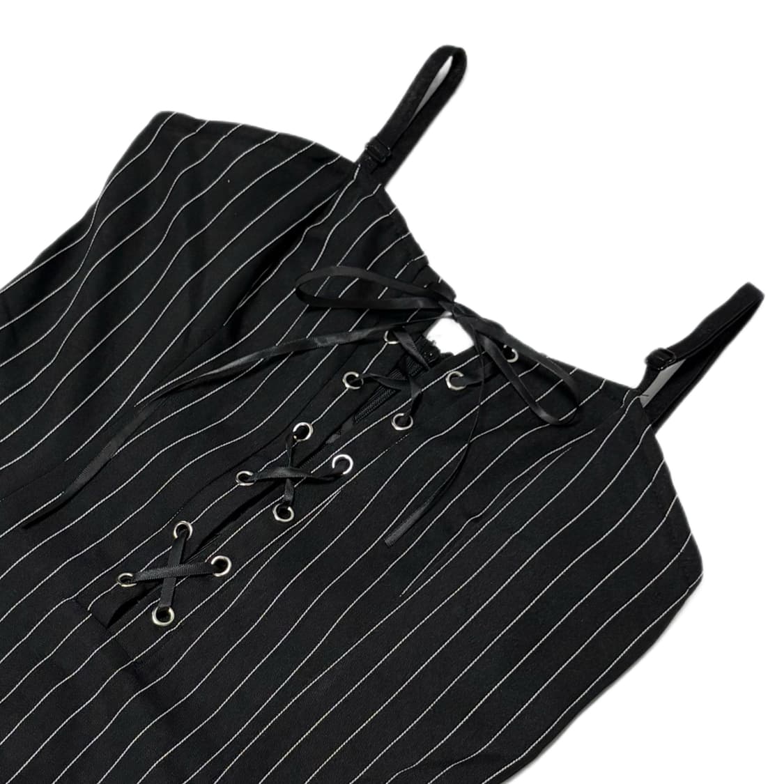 Stripe lace up one picec 상품이미지4