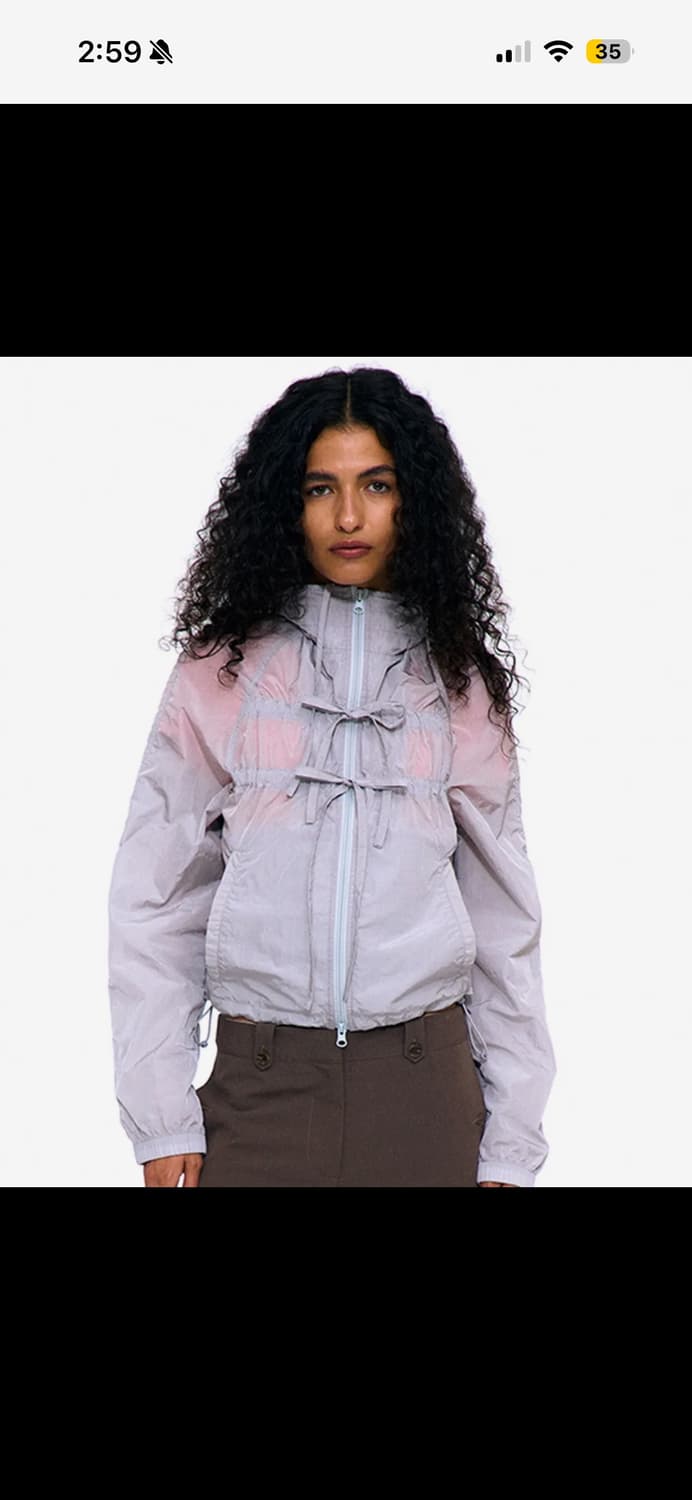 파르티멘토 시어 리본 자켓 상품이미지1