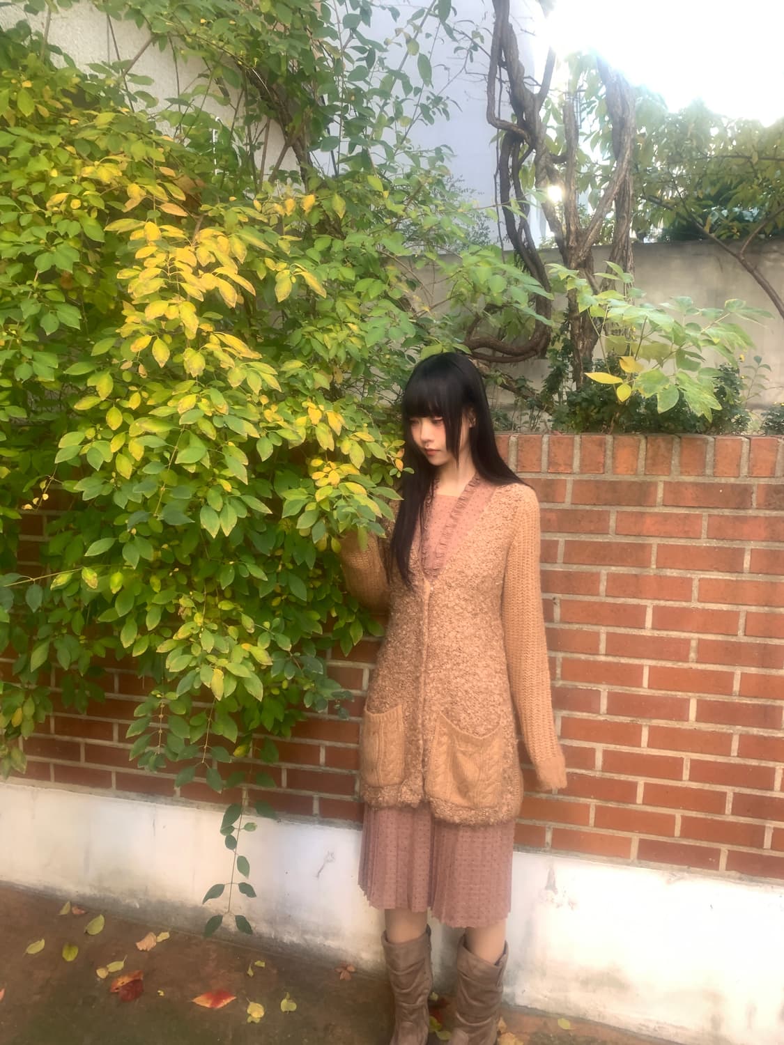 Vintage Frill Collar Dress 상품이미지10