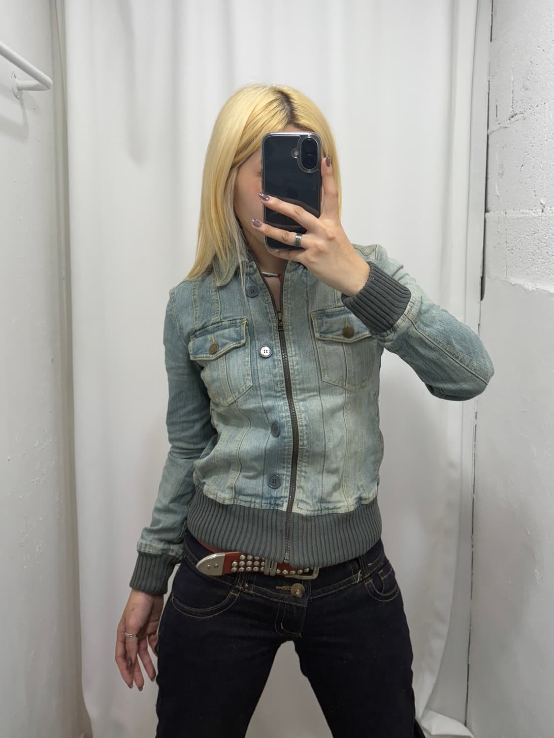 MNG jeans 연청 데님자켓 상품이미지1