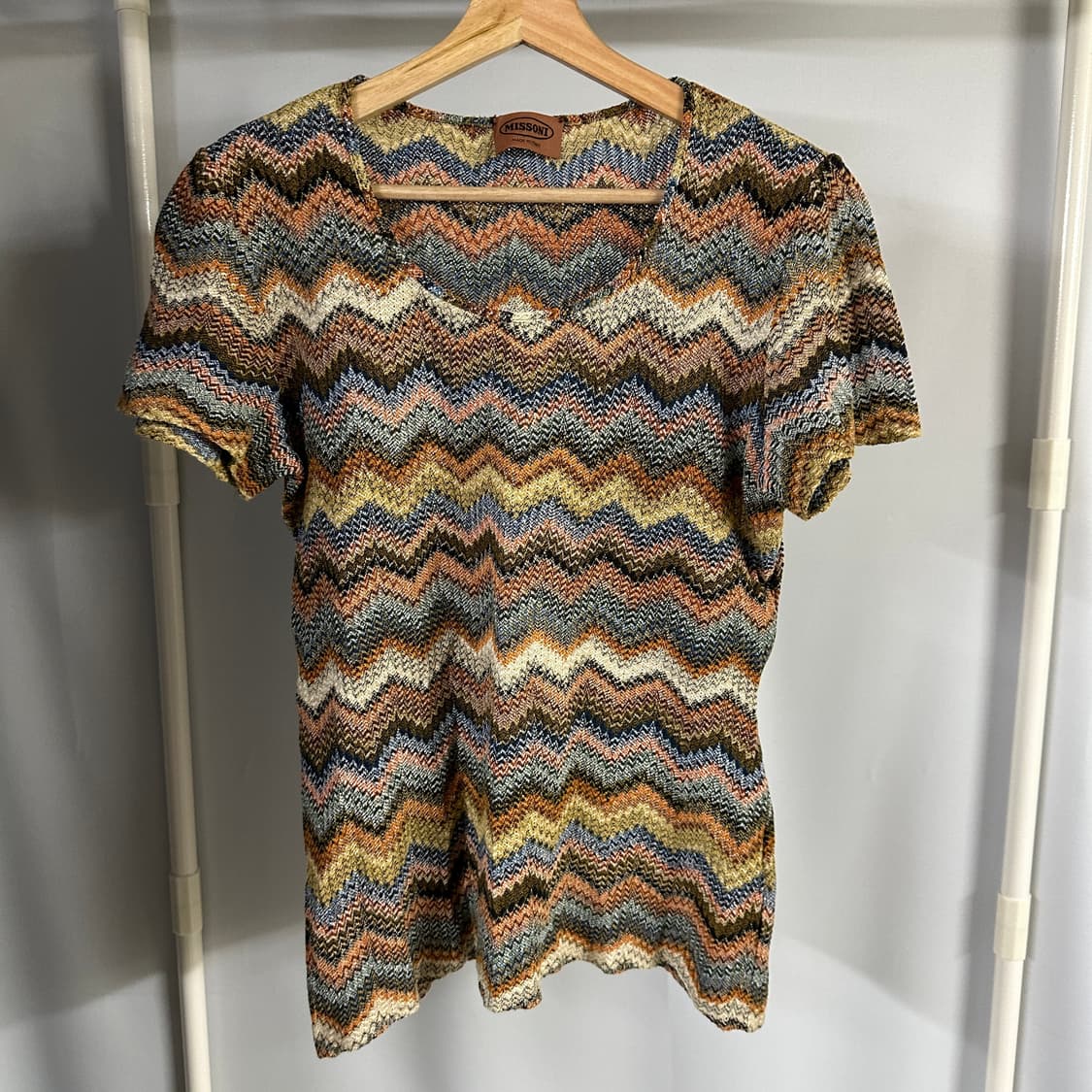 빈티지 미쏘니 스쿱넥 니트 상품이미지1