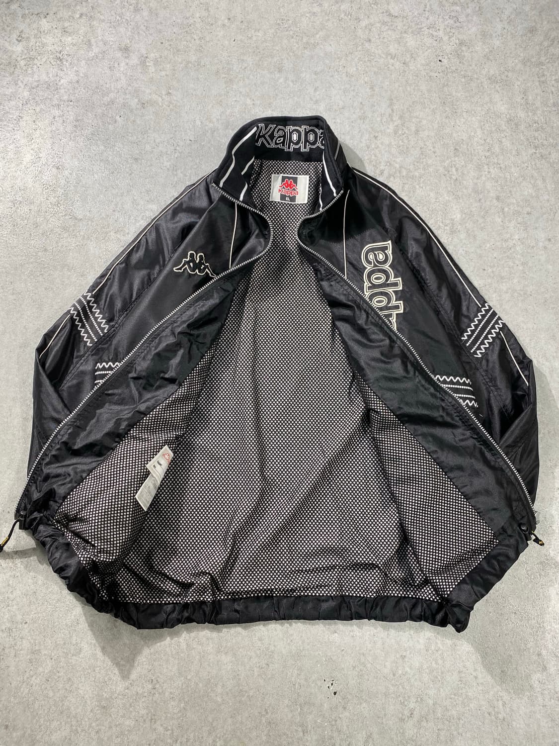 [XL] 90-00s KAPPA 카파 올드스쿨 나일론 집업자켓 상품이미지5