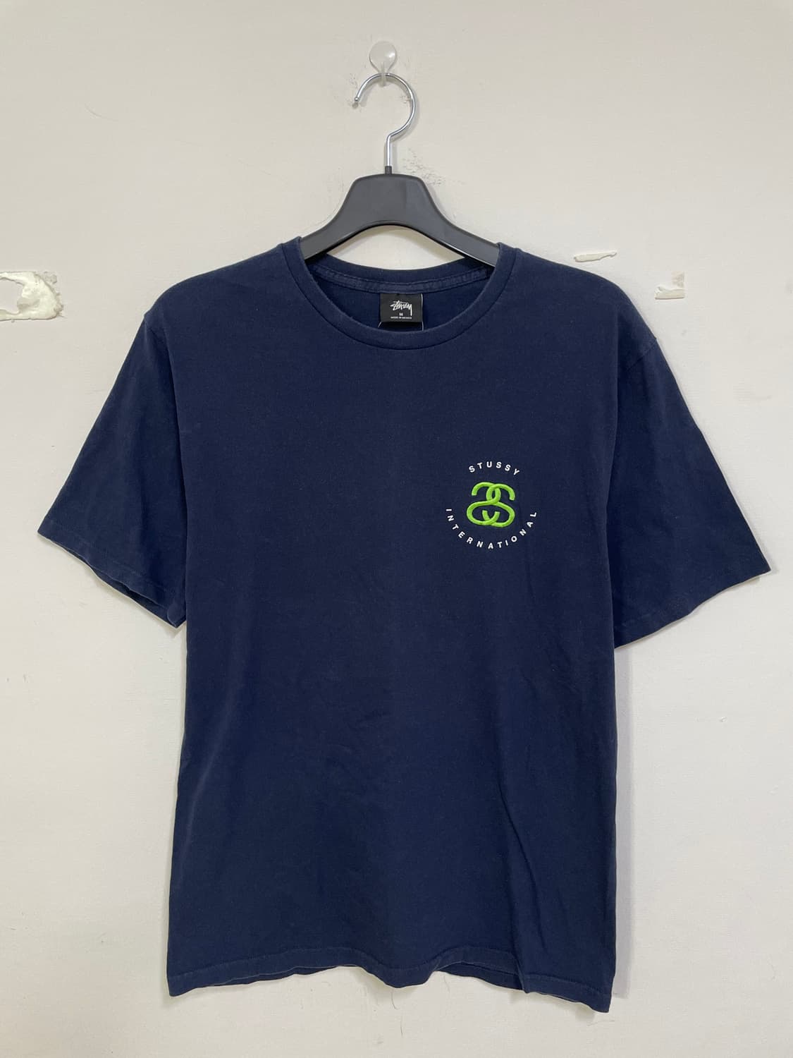 스투시 네이비 인터네셔널 반팔티  상품이미지2
