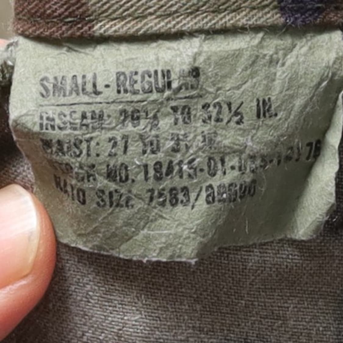 미군 오리지널 US ARMY WoodLand Cargo pants 상품이미지8