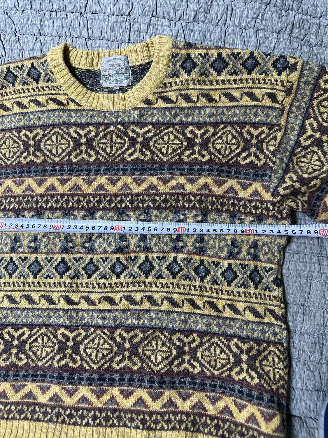 일본 빈티지 패턴 니트 스웨터 상품이미지5
