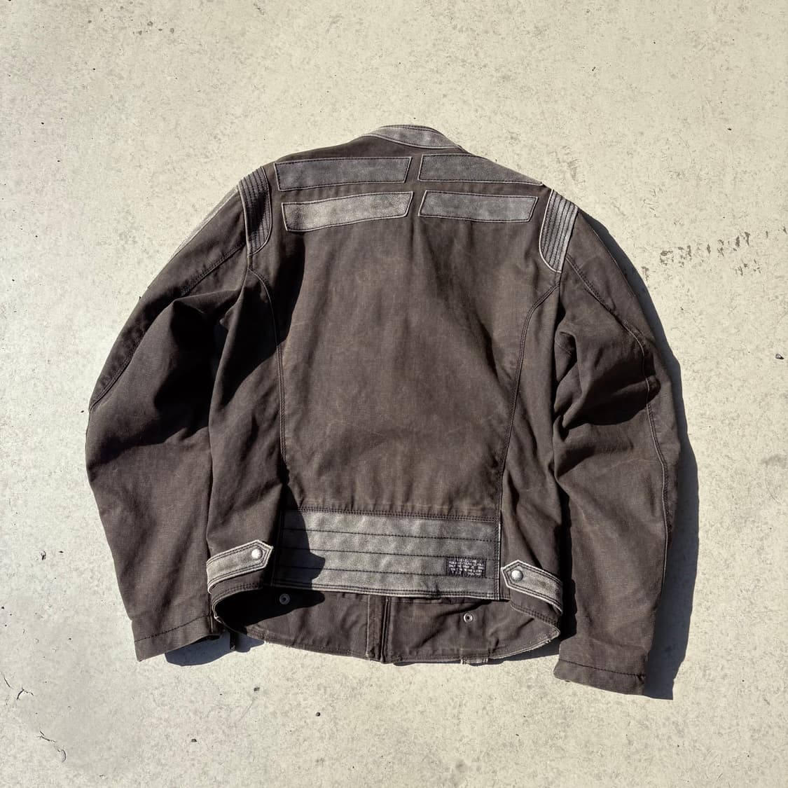 디젤 워시드 코튼&스웨이드 바이커 자켓 상품이미지5