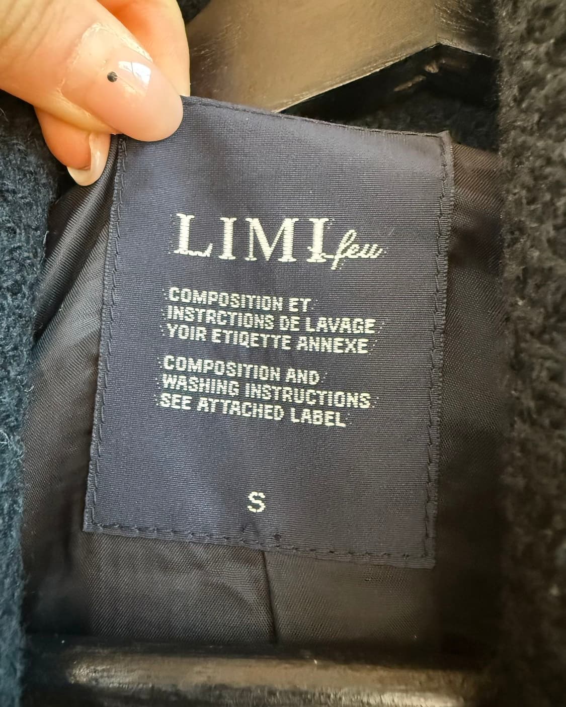 리미 푸 블랙 울 롱 코트  상품이미지8