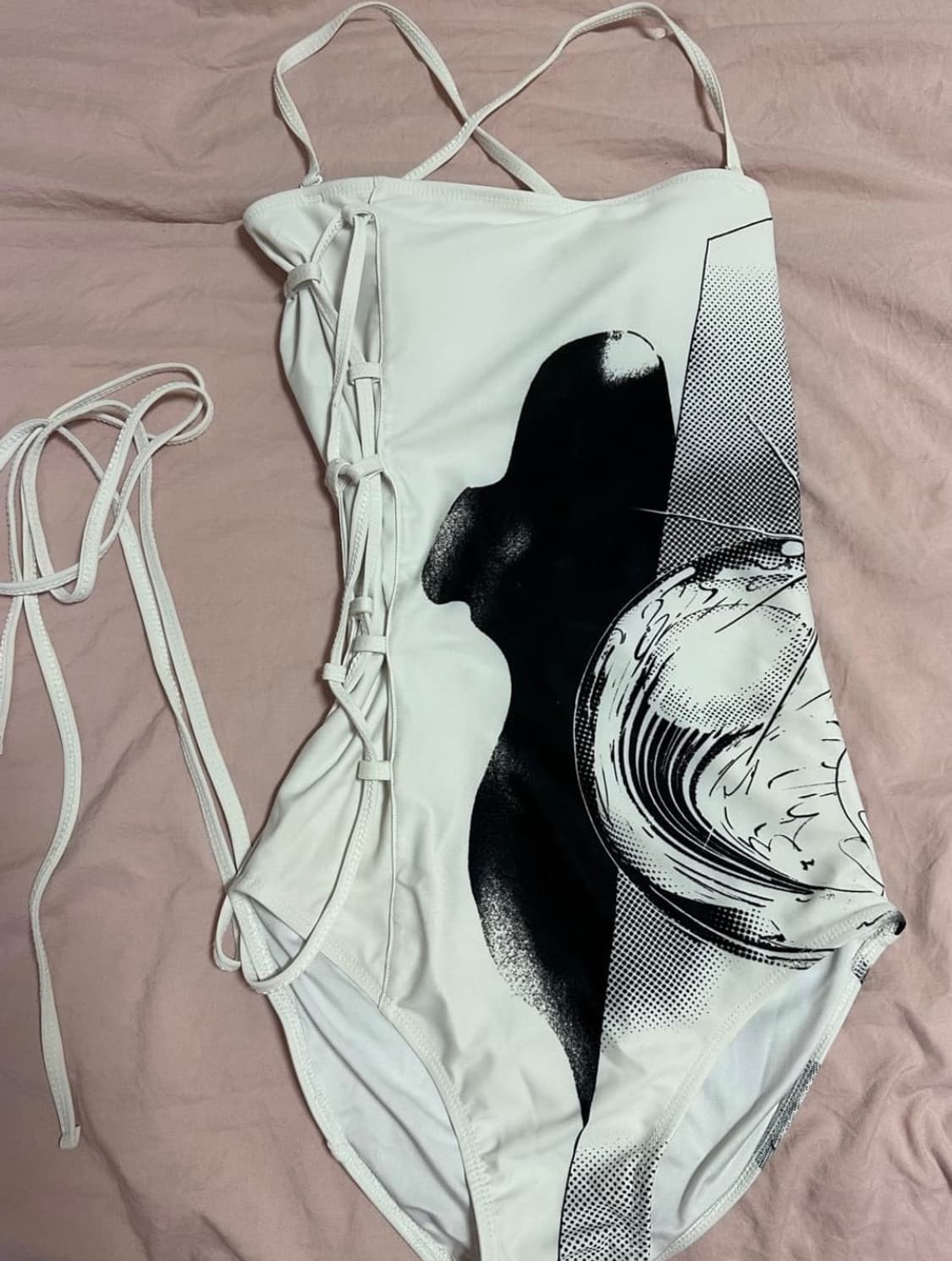 NACHE COSMIC SWIM SUIT WHITE 상품이미지2
