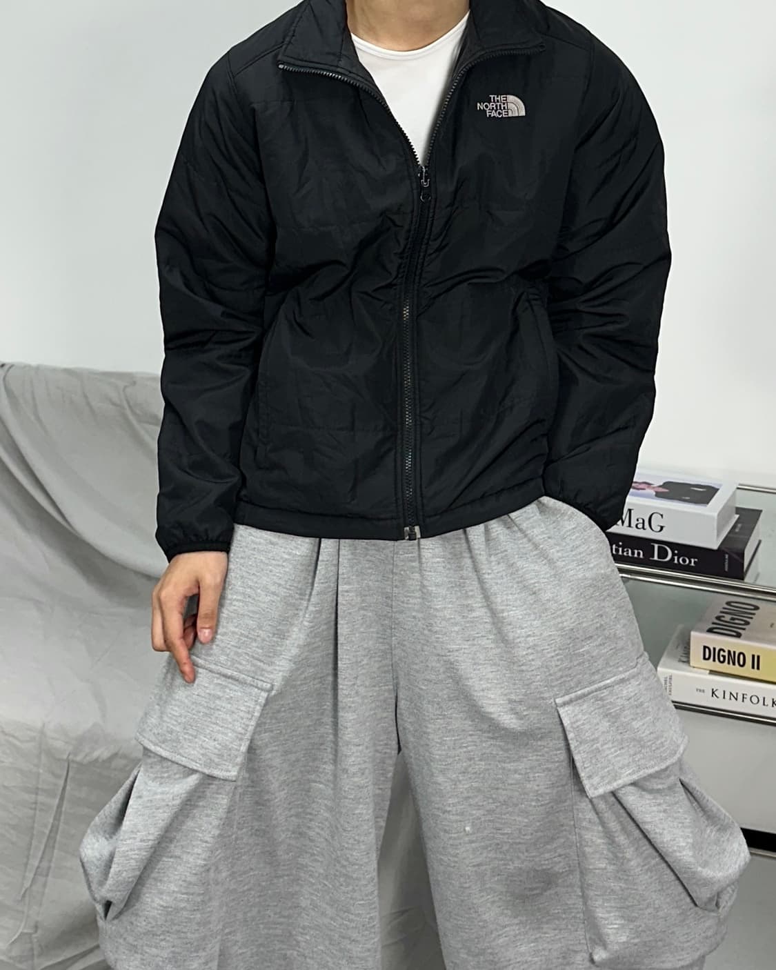 노스페이스 경량 누빔 자켓 XL 상품이미지2