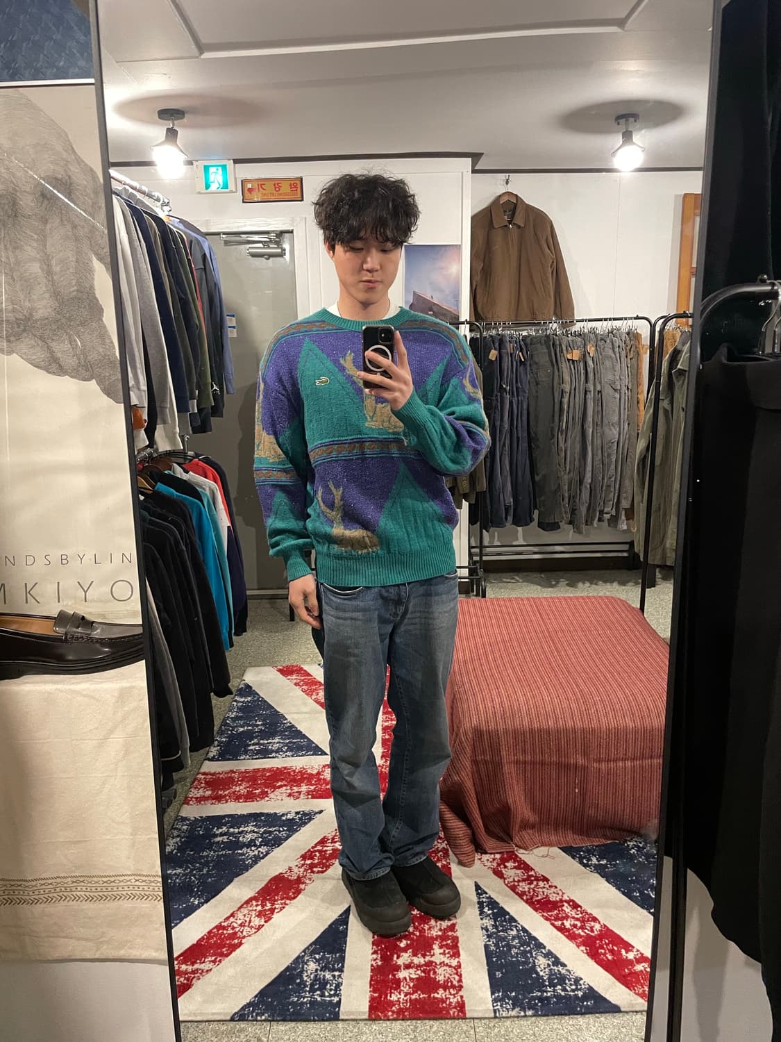 90‘s 라코스테 울 니트 상품이미지2