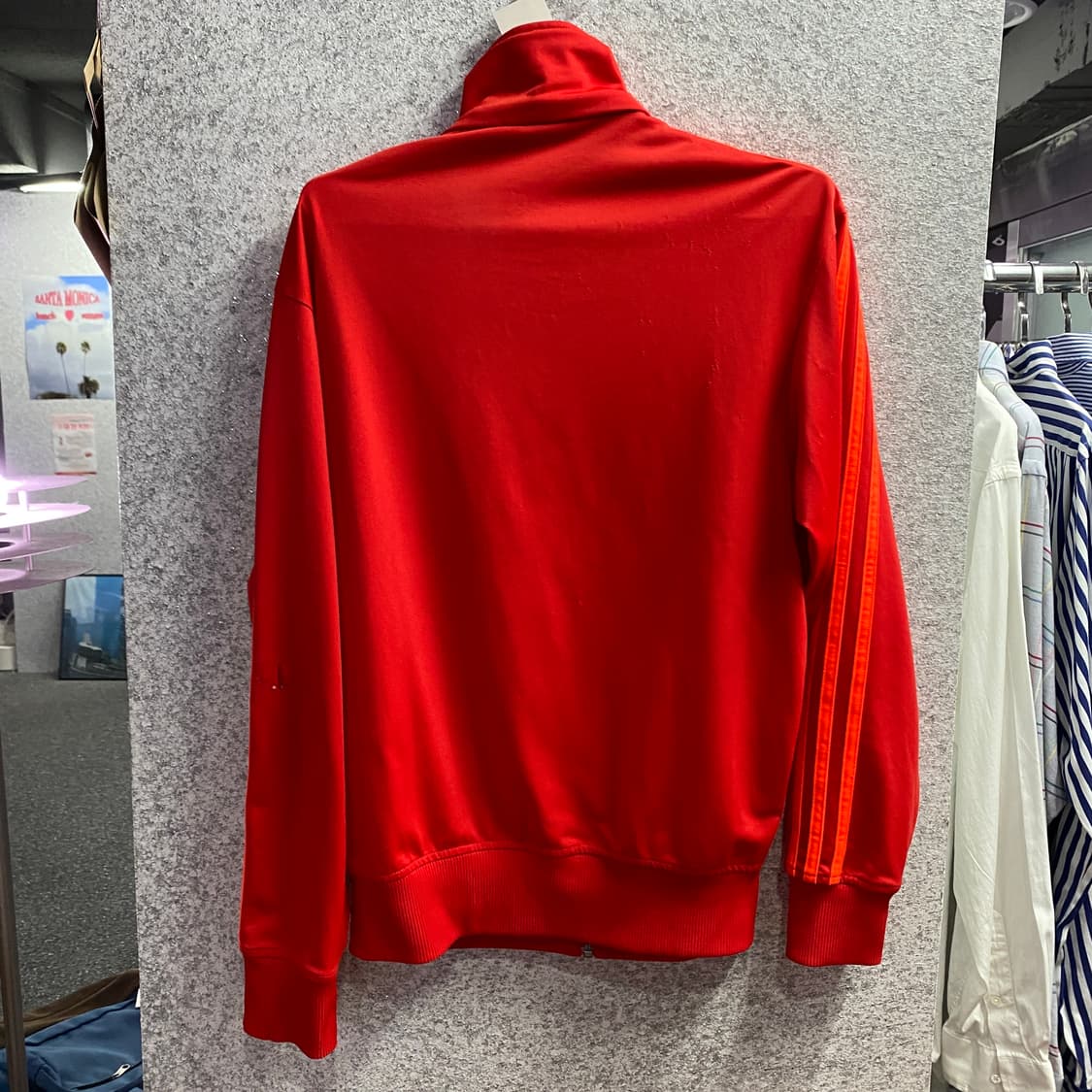 아디다스 파이어버드 네온 트랙탑 레드 져지 B4605 상품이미지4