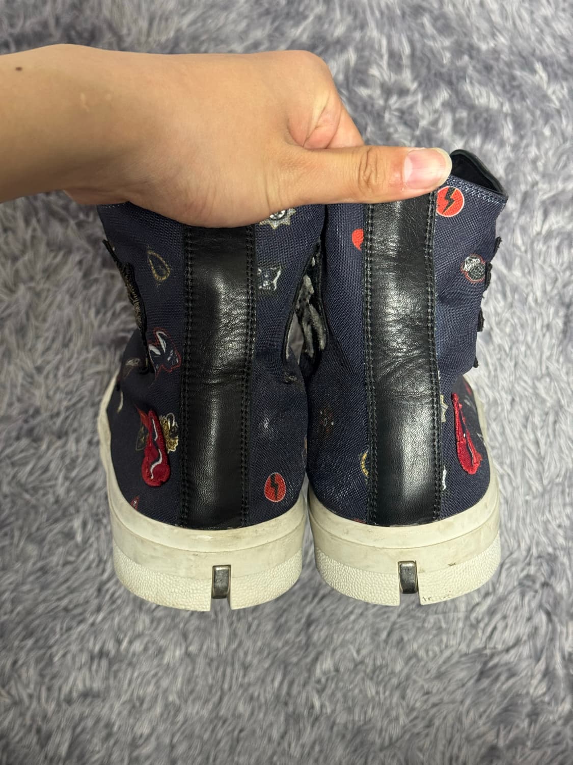 알렉산더맥퀸 스컬 하이탑 상품이미지5