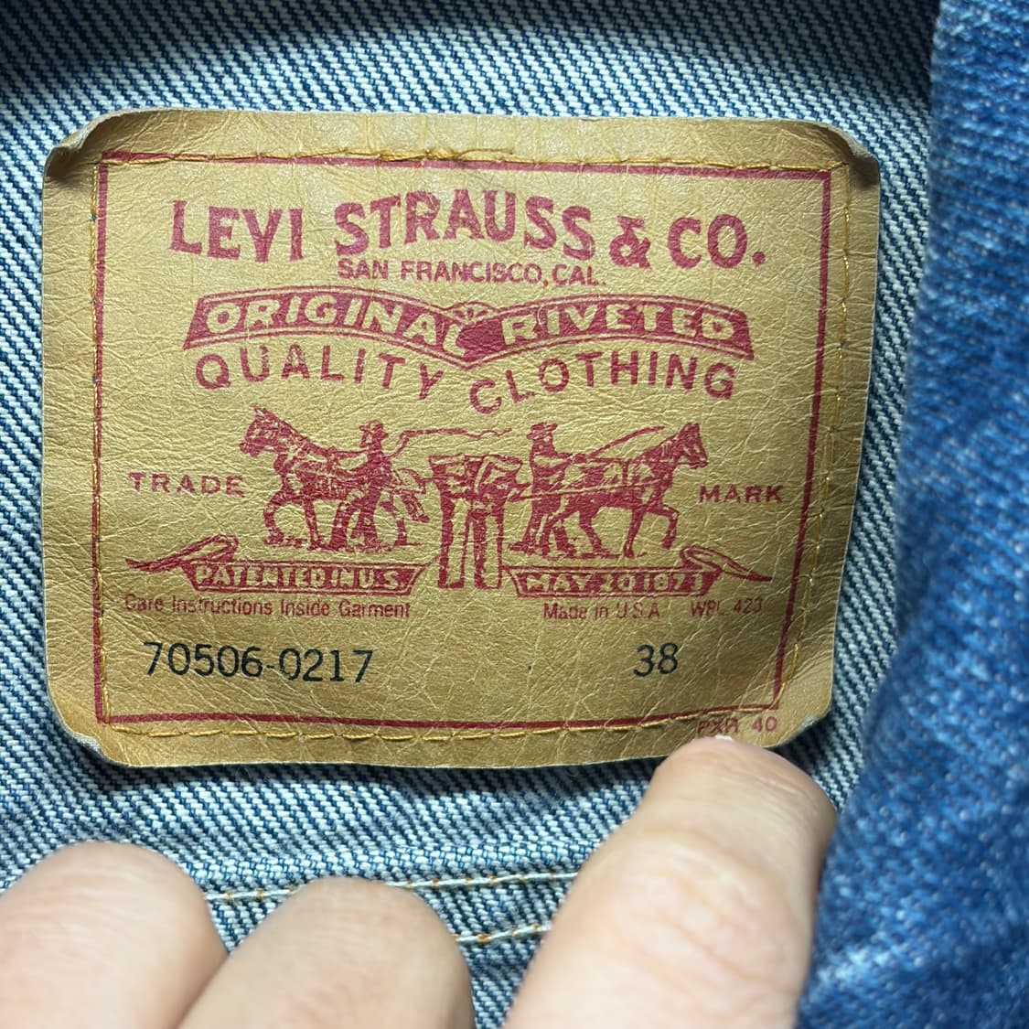 90S 리바이스 70506 상품이미지3