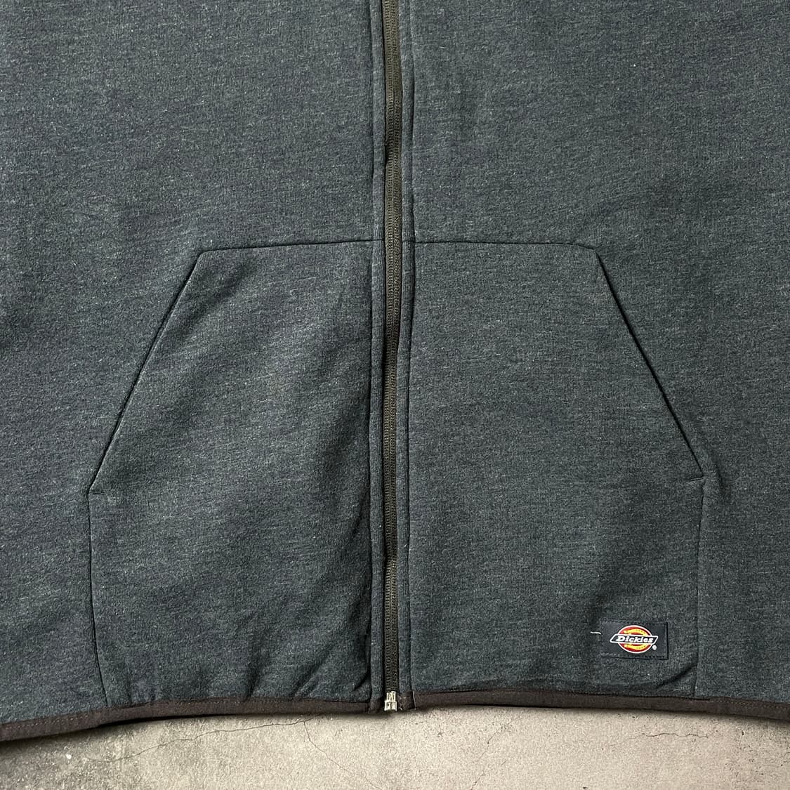 DICKIES 디키즈 빈티지 네이비 기모 후드 집업 A00869 상품이미지4