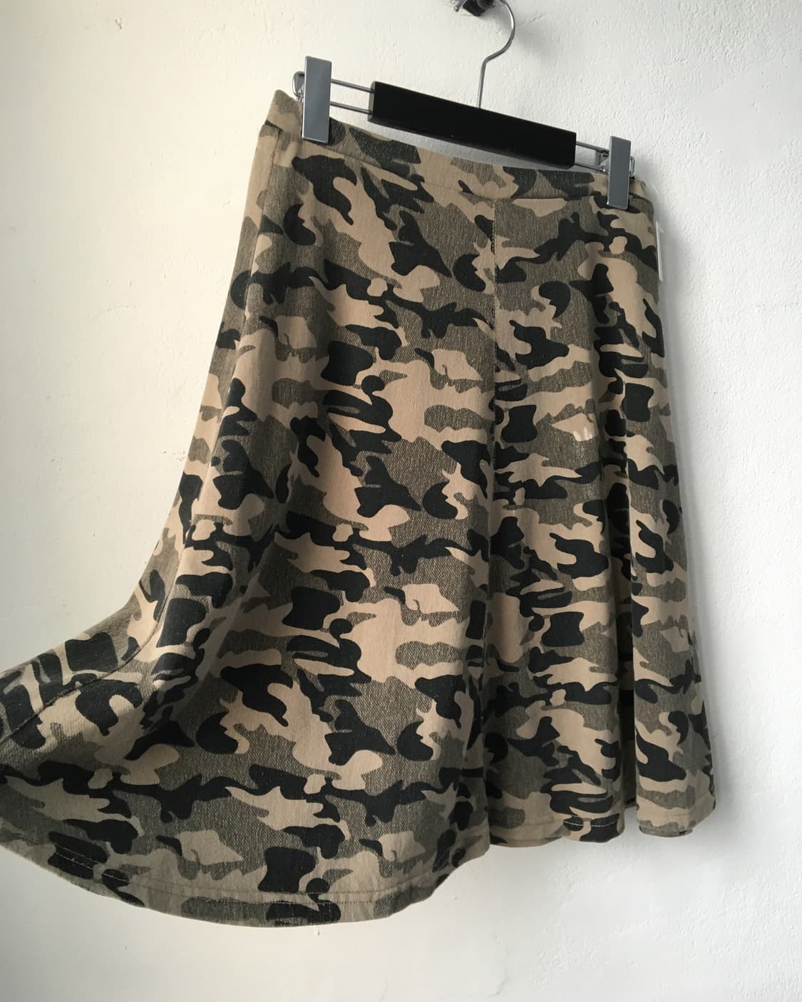 camo pattern midi skirt 상품이미지2