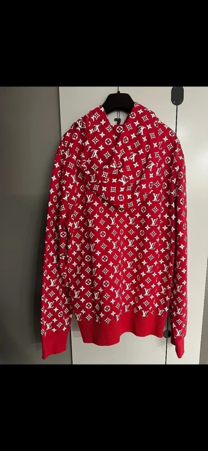 루이비통 슈프림 모노그램 후드티 XL 상품이미지2