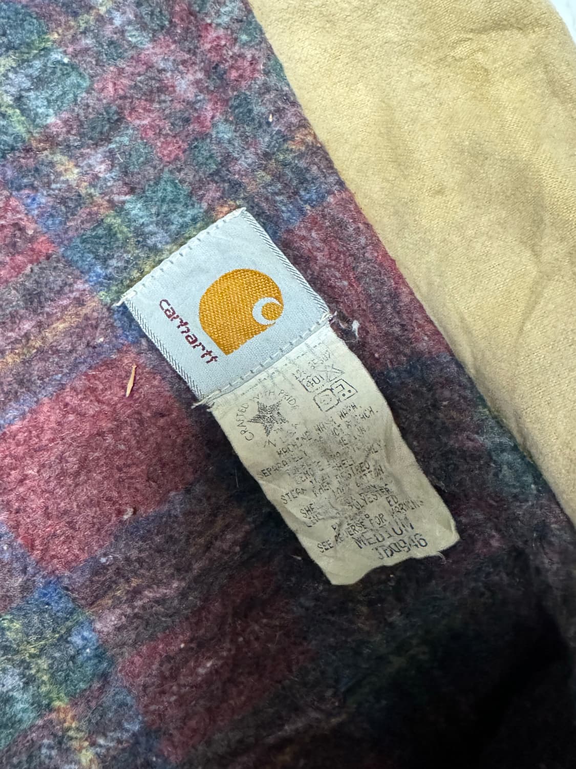 90s 칼하트 트러커 워크 자켓 디트로이트 JB0946 USA 상품이미지7