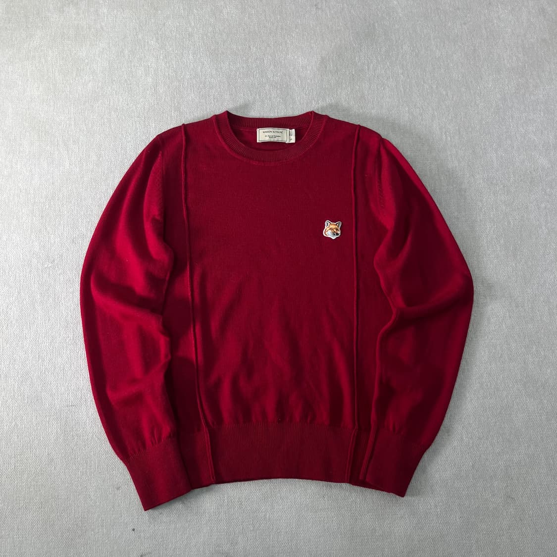 W95 메종키츠네 00s 폭스 헤드 일본판 울니트   상품이미지1