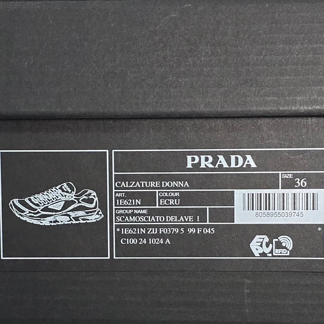 프라다 프락스 스웨이드 스니커즈 ( 230 ) 상품이미지8