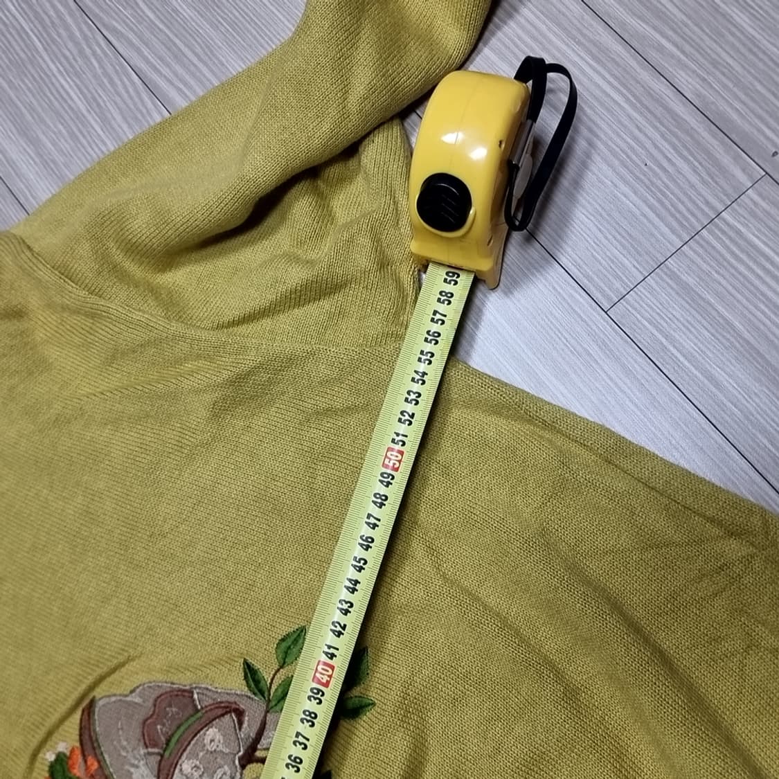 미즈노 빈티지 자수 니트 티셔츠 골프 웨어(100-105) 상품이미지8