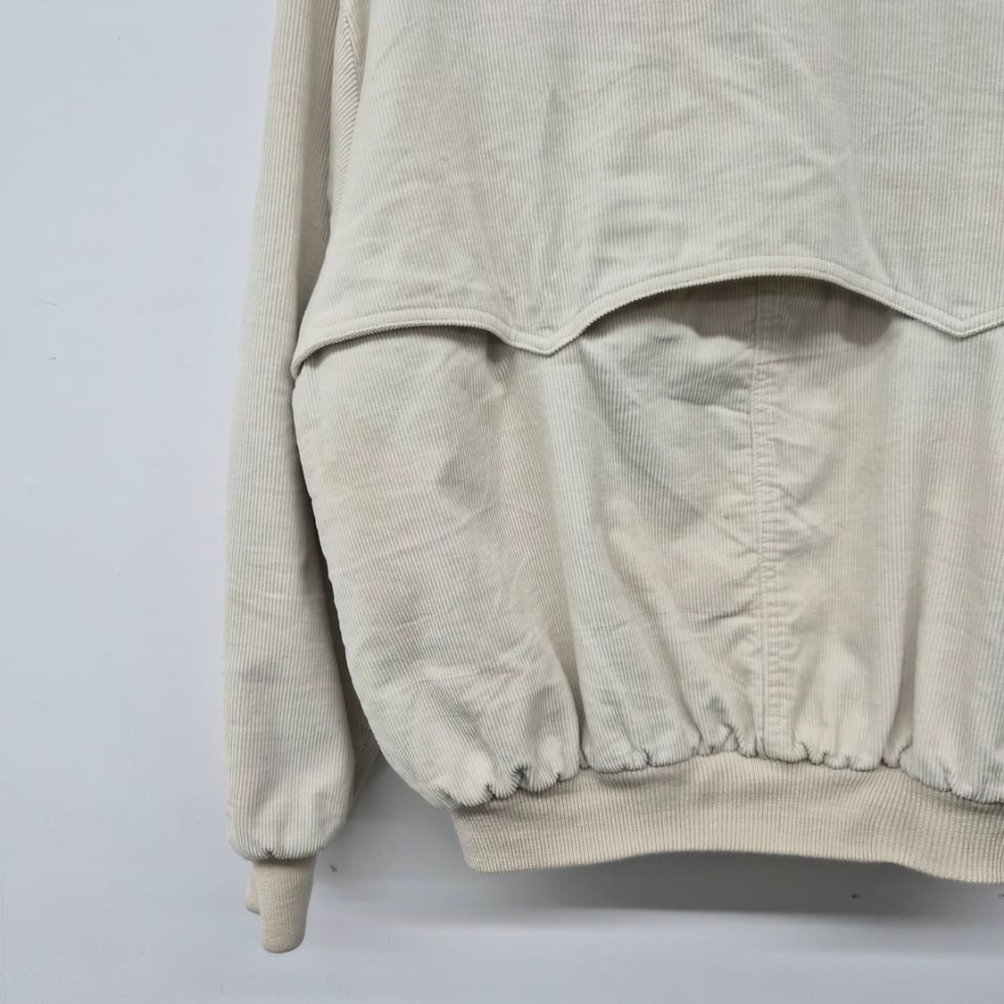 랭글러 코듀로이 뽀글이 털 자켓 아이보리 남성 L 상품이미지7