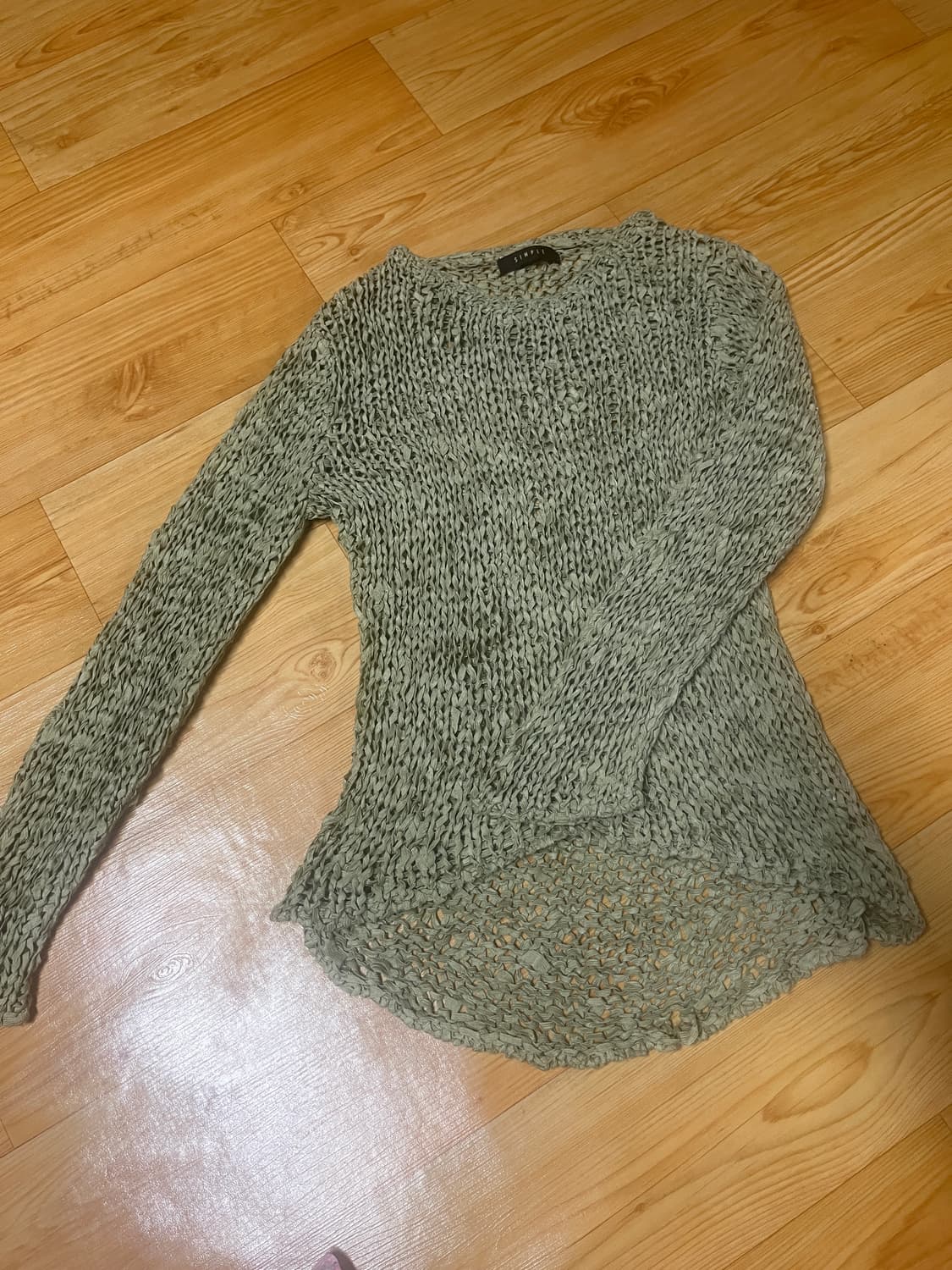 크로셰 짜임 롱슬리브 상품이미지1