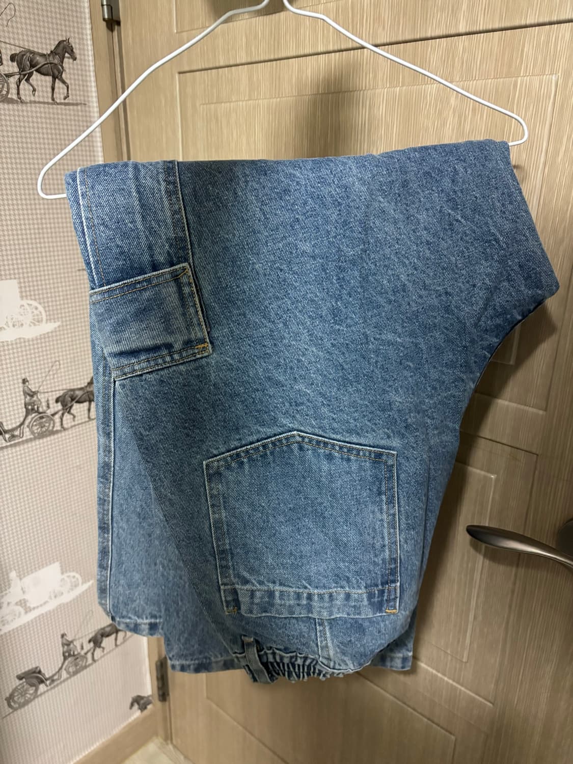 어반스터프 워시드 카고 데님 팬츠 (블루) L사이즈 상품이미지4
