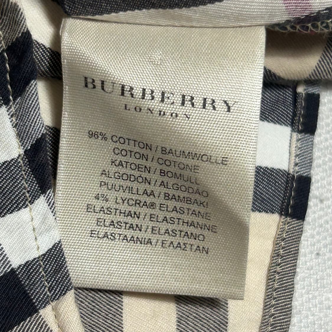 🫶🏻 버버리 노바체크 여성용 반팔 셔츠 🫶🏻 상품이미지5