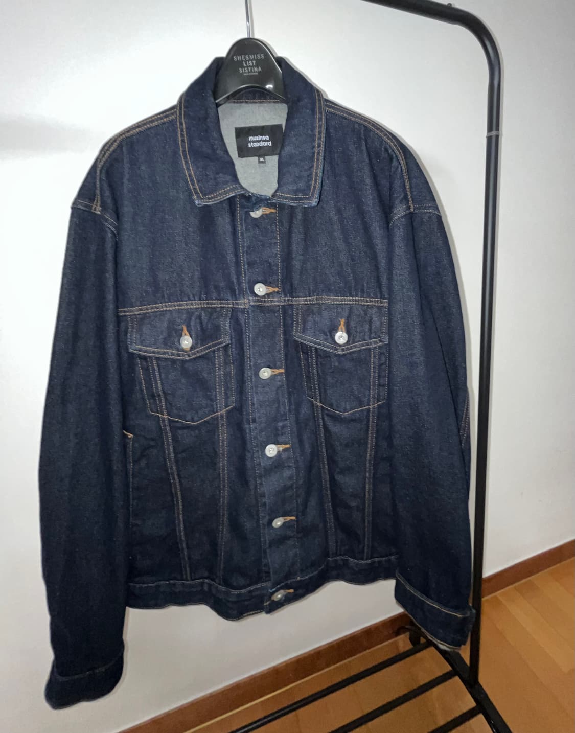 무신사스탠다드 릴렉스드 데님 트러커 재킷 [딥 인디고] 상품이미지2