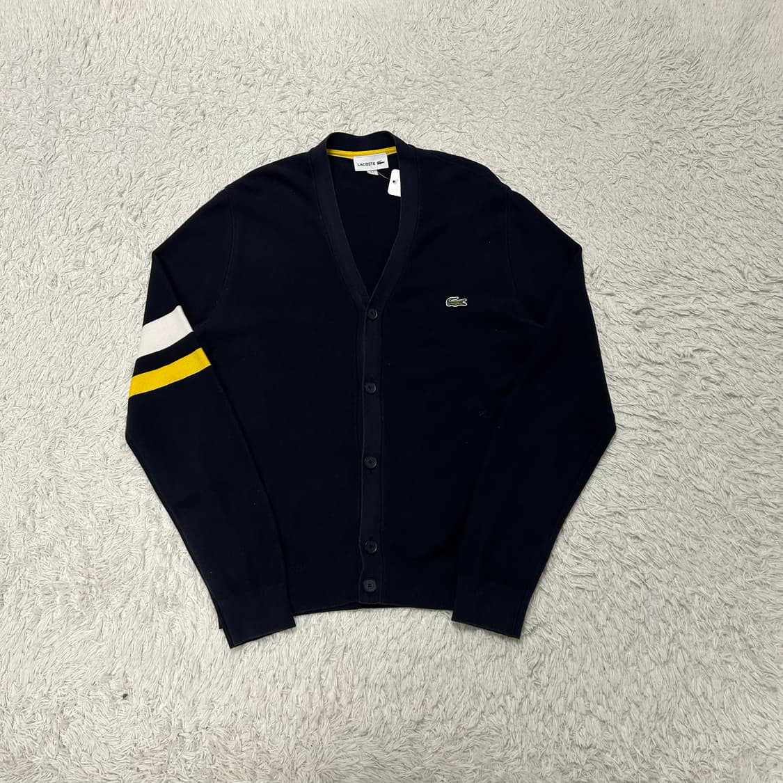 Lacoste navy knit cardigan 상품이미지4
