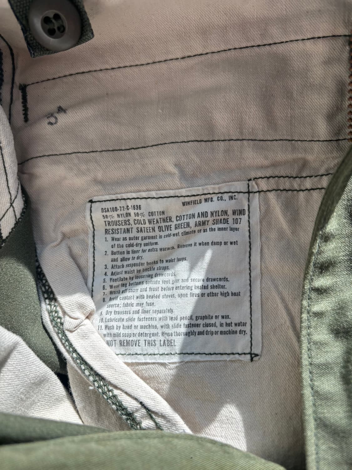 M65 OG Pants 상품이미지5