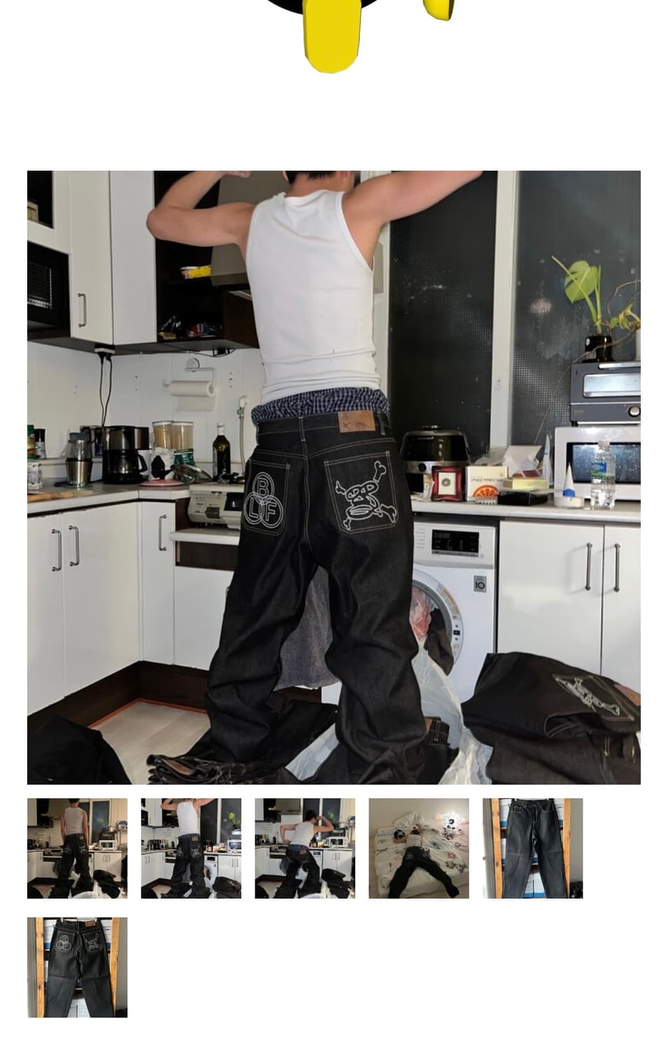 Boylongface 데님 팬츠 BLF 상품이미지1