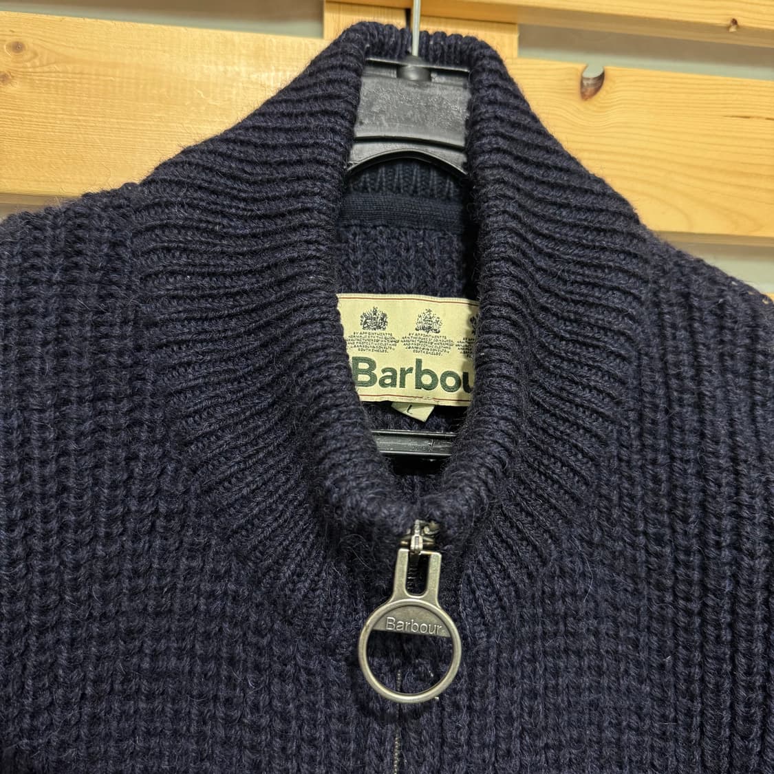 바버 니트집업 상품이미지3