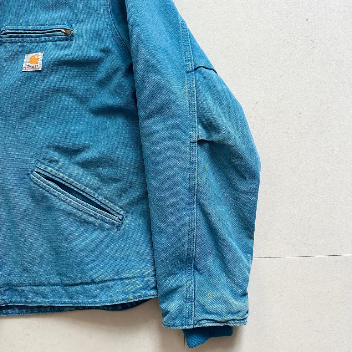 칼하트 J141 토파즈블루 쉐르파 시에라 덕액티브 자켓 상품이미지3