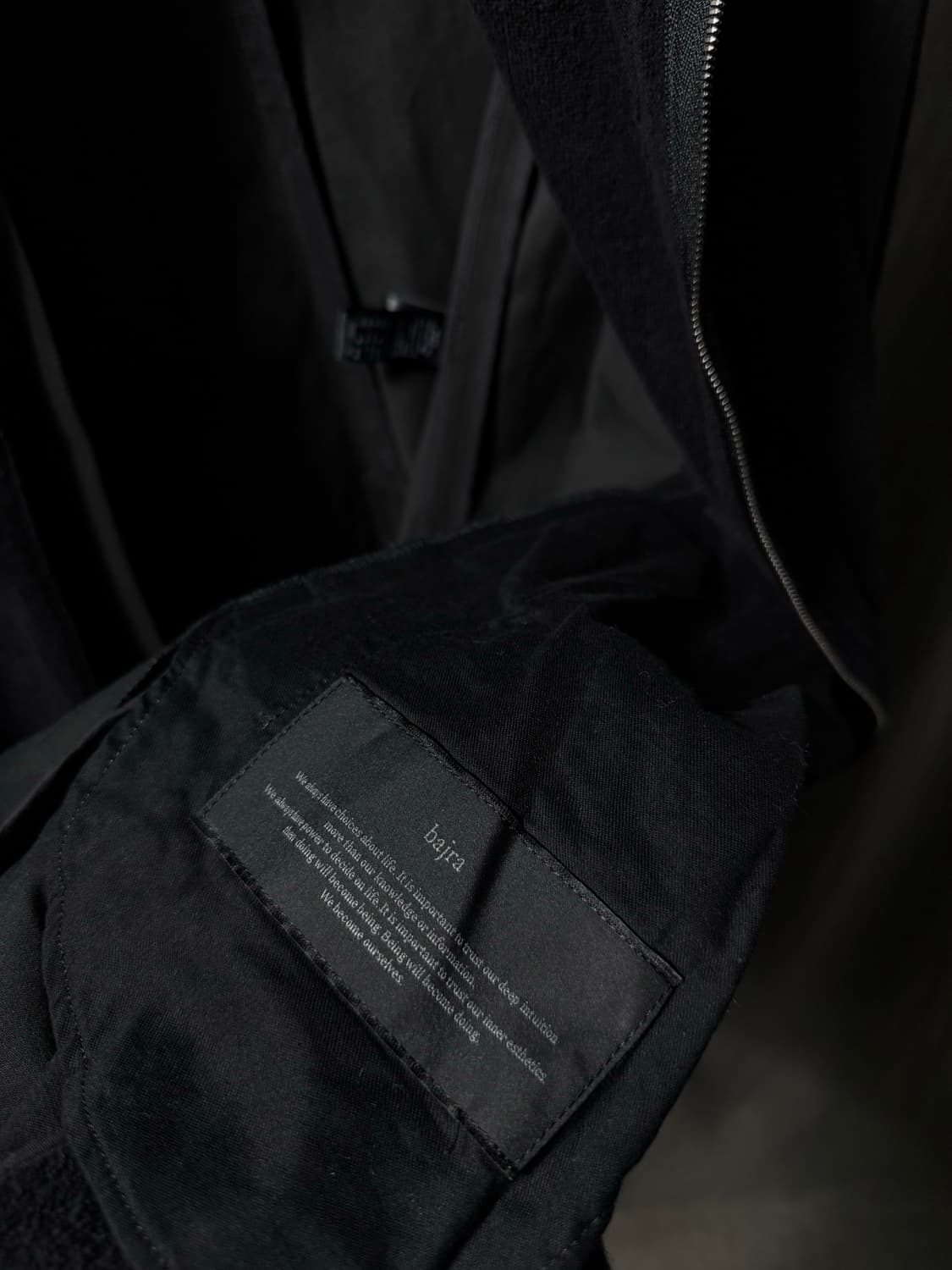 bajra Asymmetric Drape Zip Coat   상품이미지6