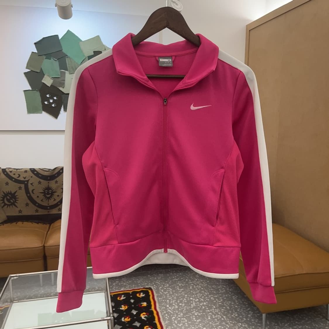 나이키 대장급 Y2K 키치 핫핑크 져지 집업 M C07262 상품이미지3