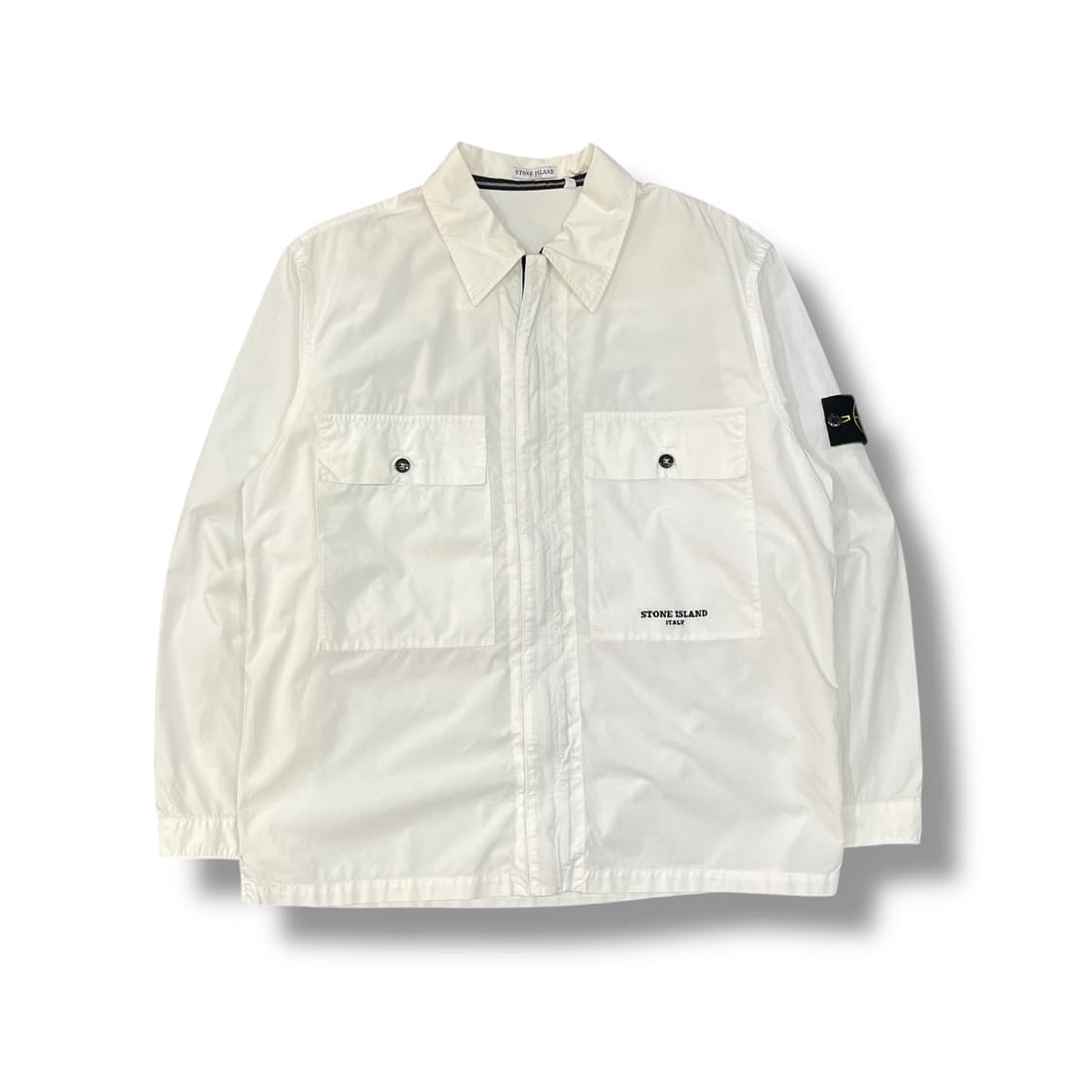  스톤아일랜드 오프화이트 오버 셔츠 y14285 상품이미지2