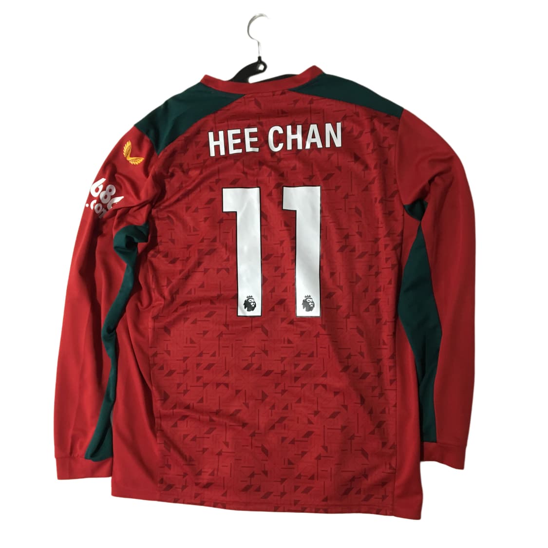 23-24시즌 울버햄튼 어웨이 긴팔 유니폼 황희찬 마킹 상품이미지2