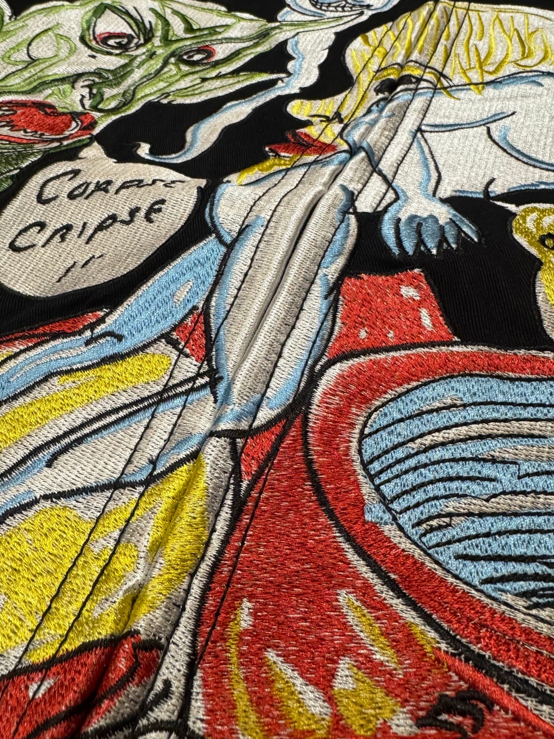 [L] 슈프림 x 다니엘 존스턴 워크자켓 블랙  상품이미지4