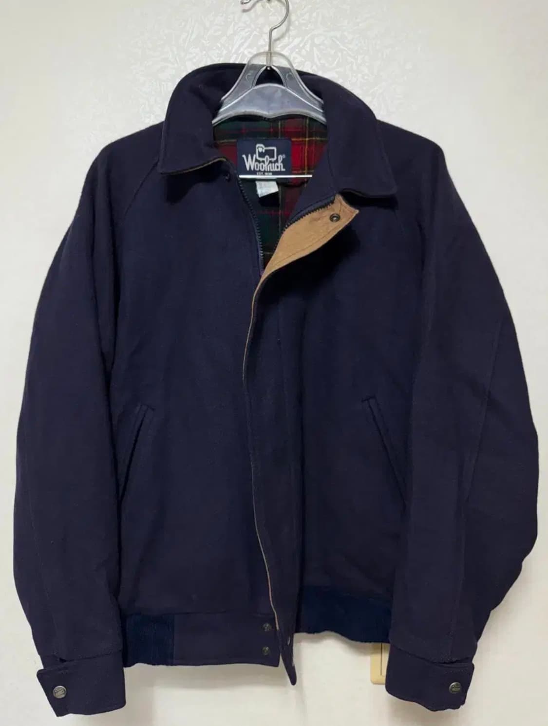 울리치 woolrich 스웨이드 트림 퓨어 울자켓 M 상품이미지1