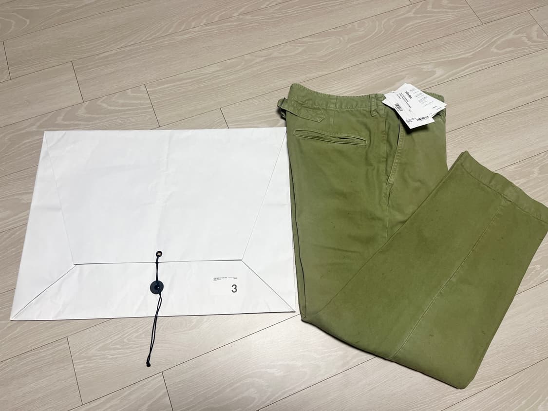 visvim CHINO PANTS HW TAPER DMGD 상품이미지5