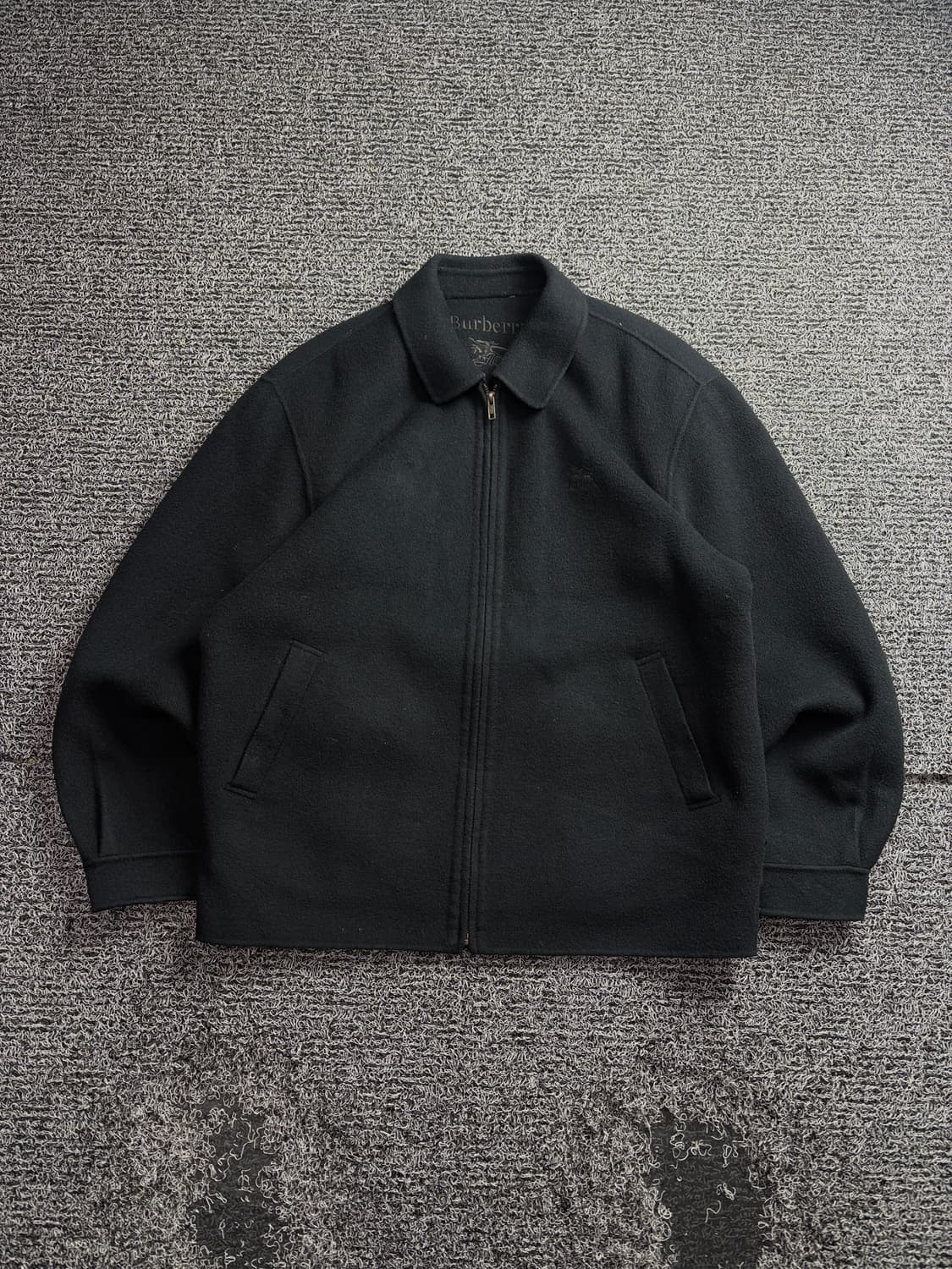 90s 버버리 런던 핸드메이드 캐시미어 블루종 자켓 3370 상품이미지2
