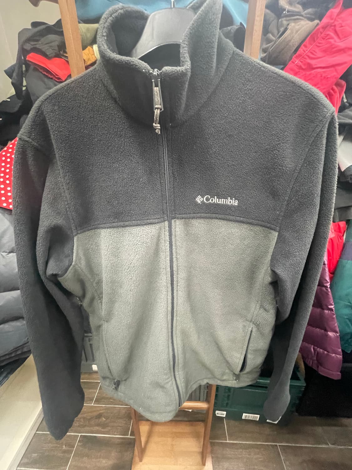 콜롬비아 후리스 블랙 m  상품이미지1