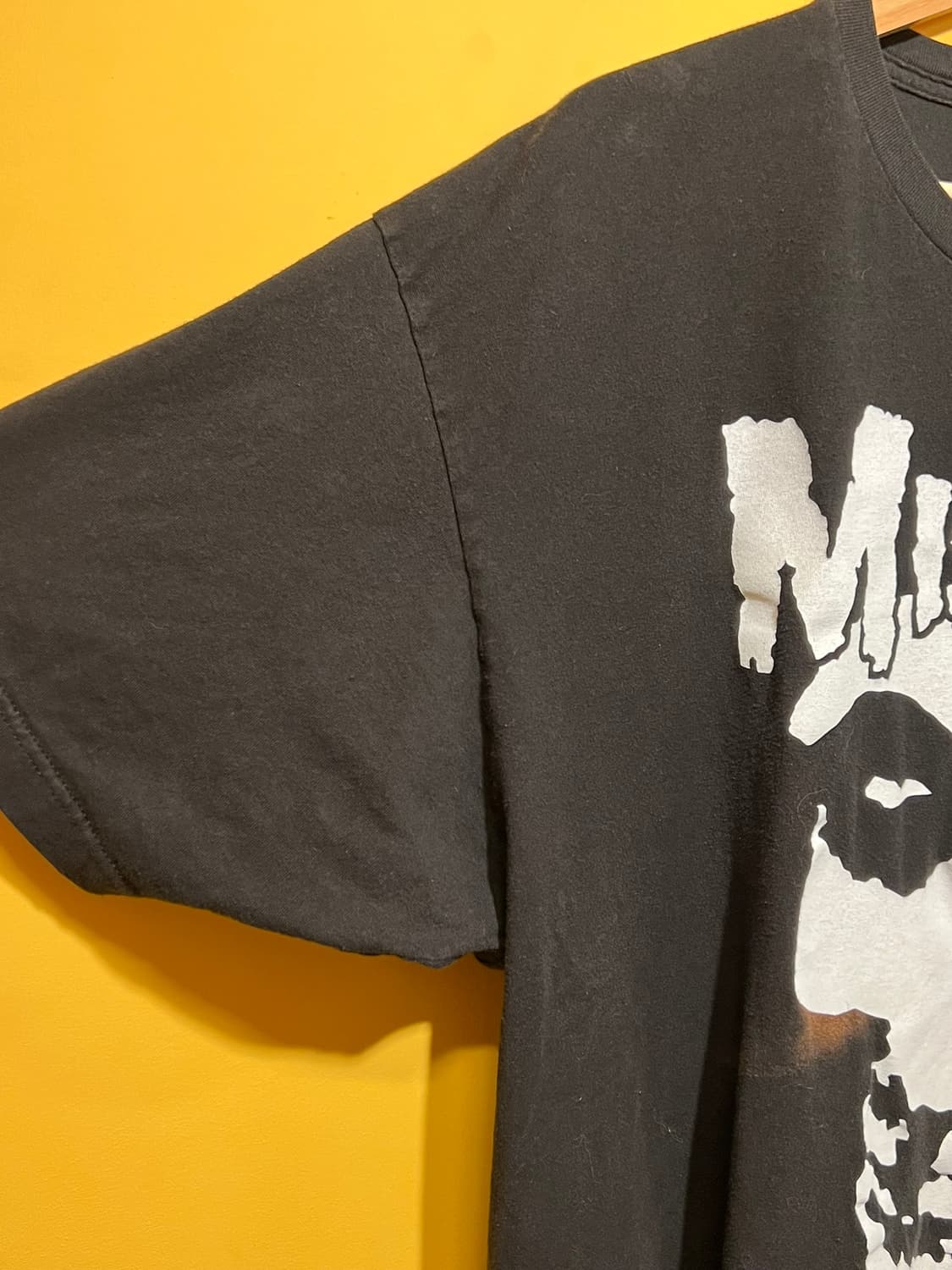 10's [XL] MISFITS 미스피츠 스컬 빈티지 밴드티 블랙 반팔 상품이미지6