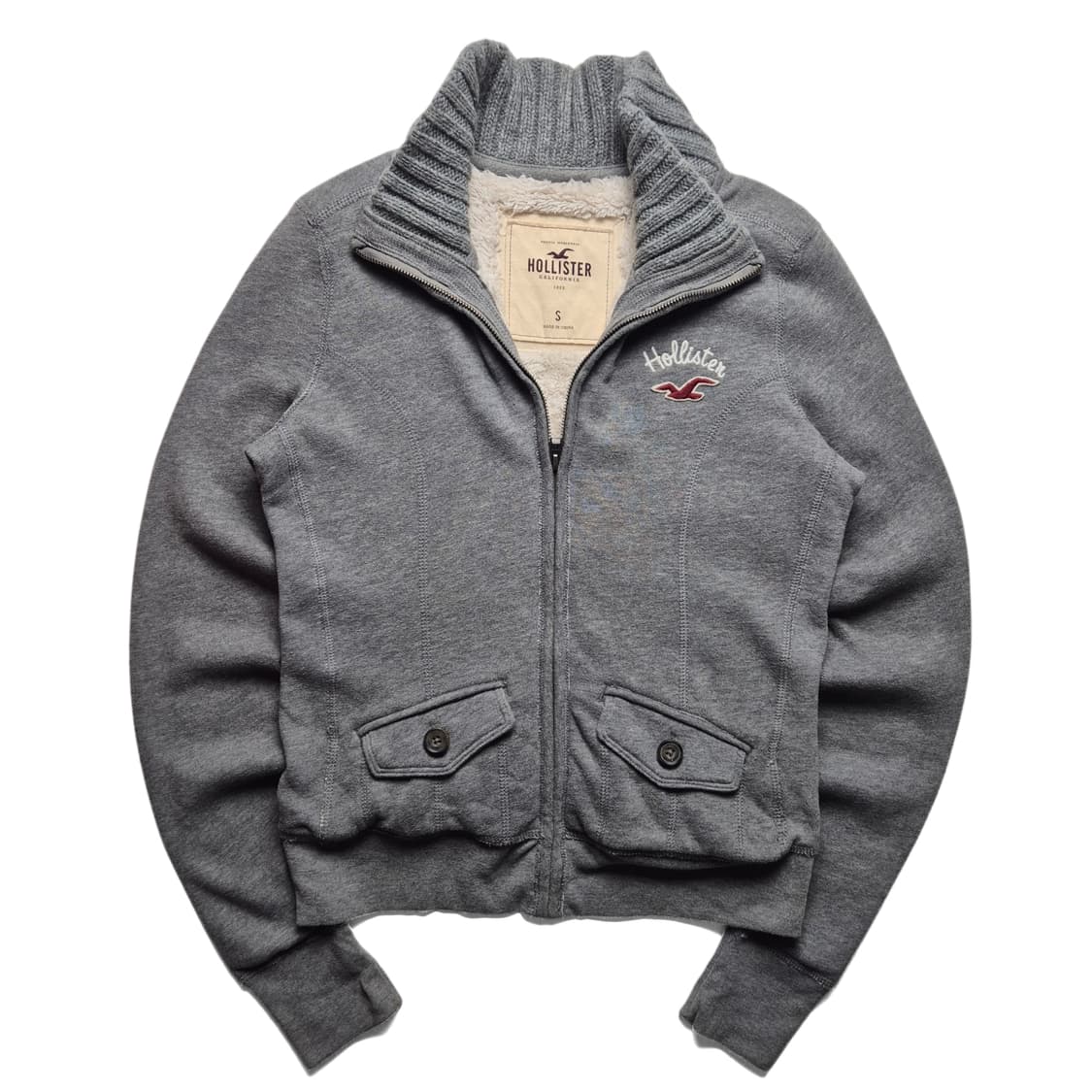 [S] 홀리스터 퍼 버튼 가디건 상품이미지2