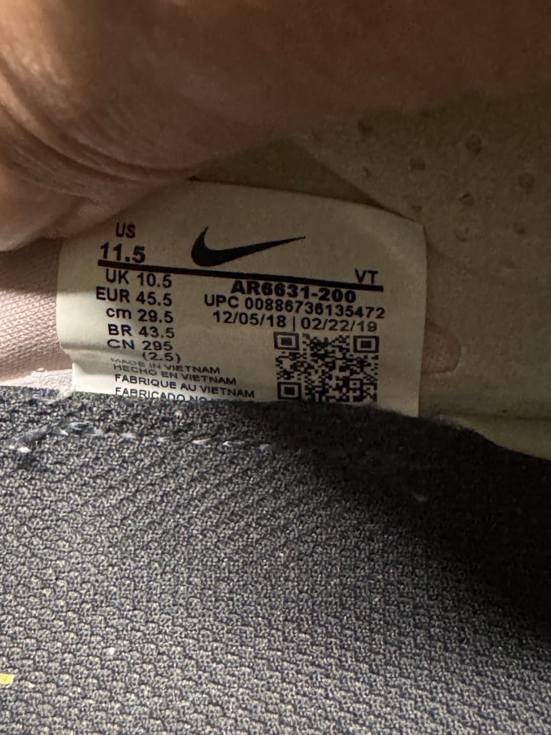 나이키 에어 베이퍼맥스 2019 운동화 295mm 상품이미지9